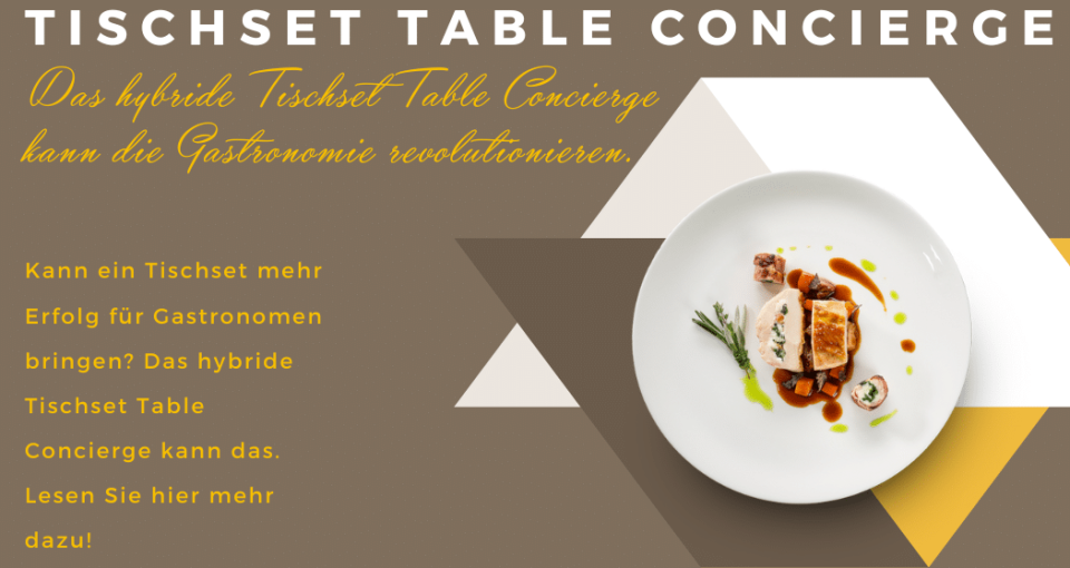 Tischset Table Concierge